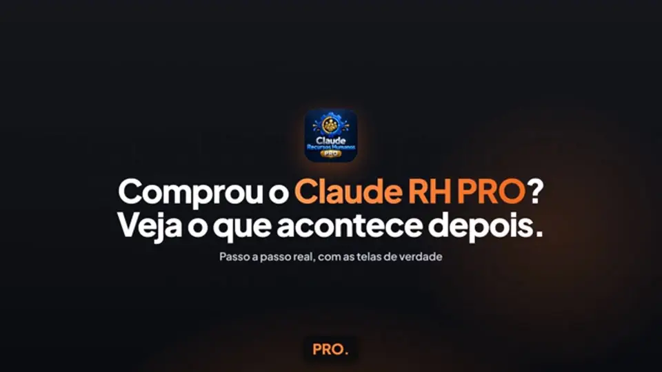 Passo a passo depois da compra